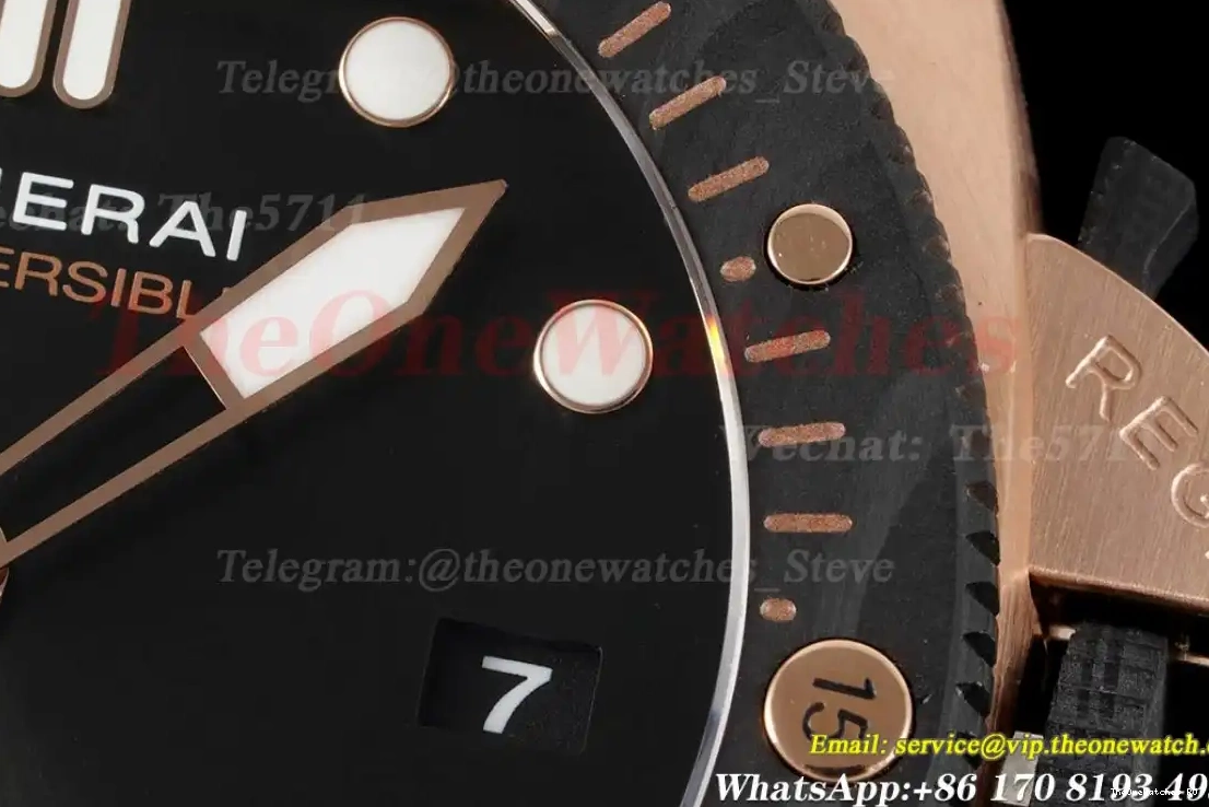 PAM1070 44mm Dial Submersible RG Black RU P900 VSF 0527
